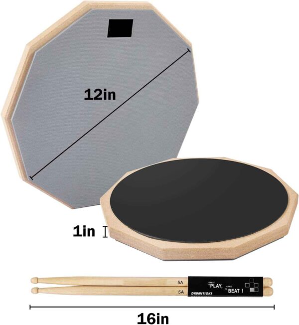 12in drum practice pad