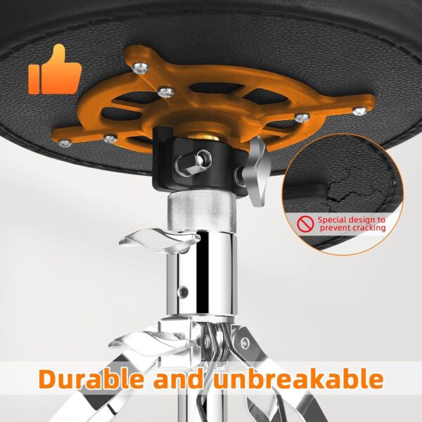 Round Spindle Drum Stool - Image 4