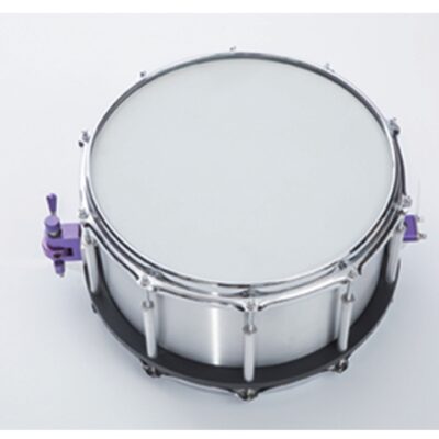 Aluminum floating snare drum