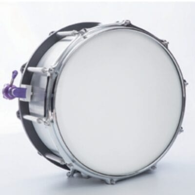 Aluminum floating snare drum