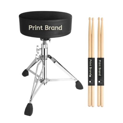 Round Spindle Drum Stool