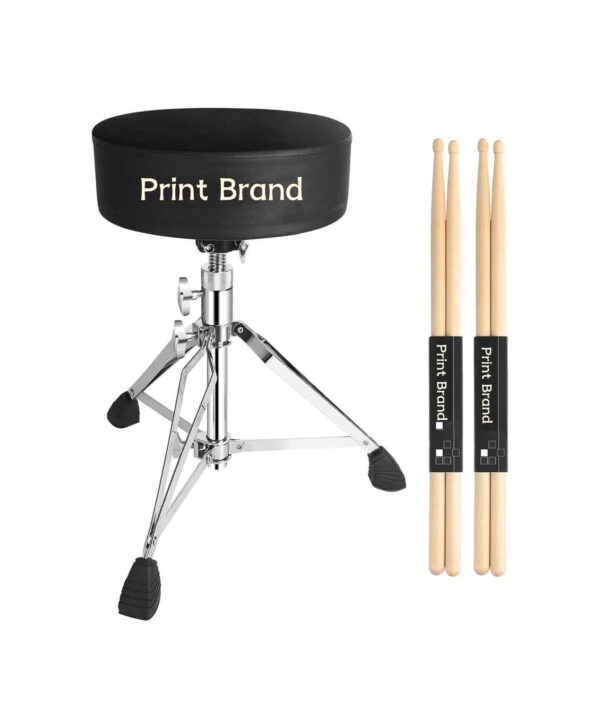 Round Spindle Drum Stool