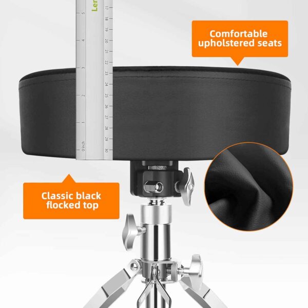 Round Spindle Drum Stool - Image 3